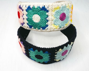Flower Pattern Crochet Headband