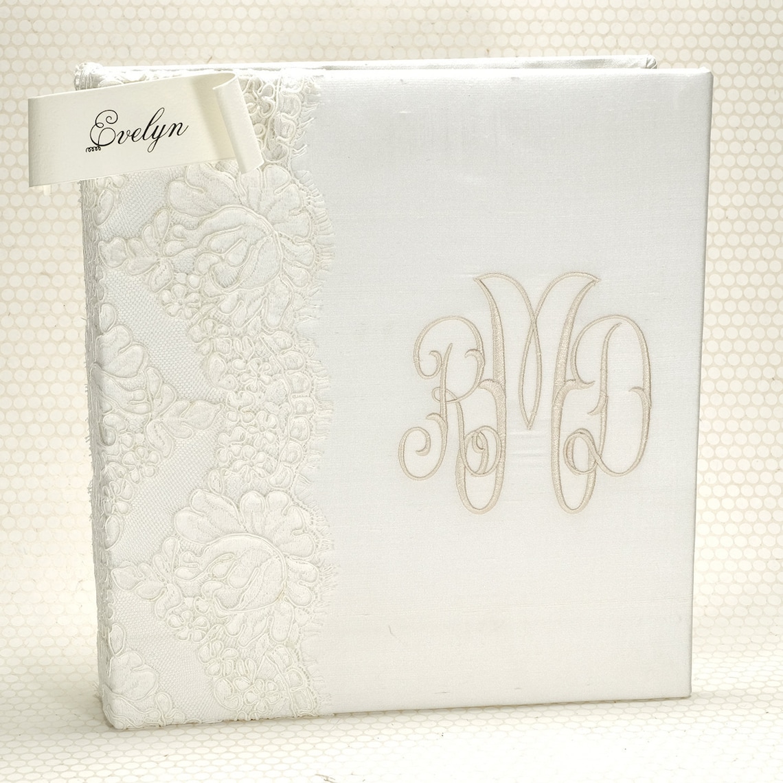 Lace Wedding Memory Book Bride Gift from Mom Wedding Etsy