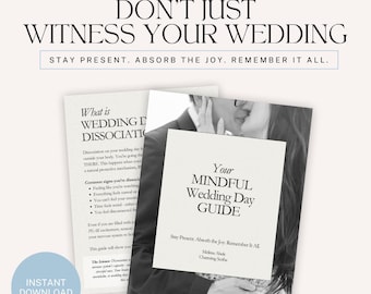 Wedding Day Guide for Brides | How to Enjoy Your Wedding Day Guide | Calm Bride Morning Ritual | Wedding Anxiety Digital Download