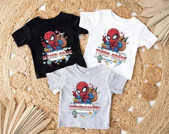 Back To School Superhero Shirt, First Day of School Avengers Characters Shirt, Super Hero Kids School Tee , Funny Teacher Shirt