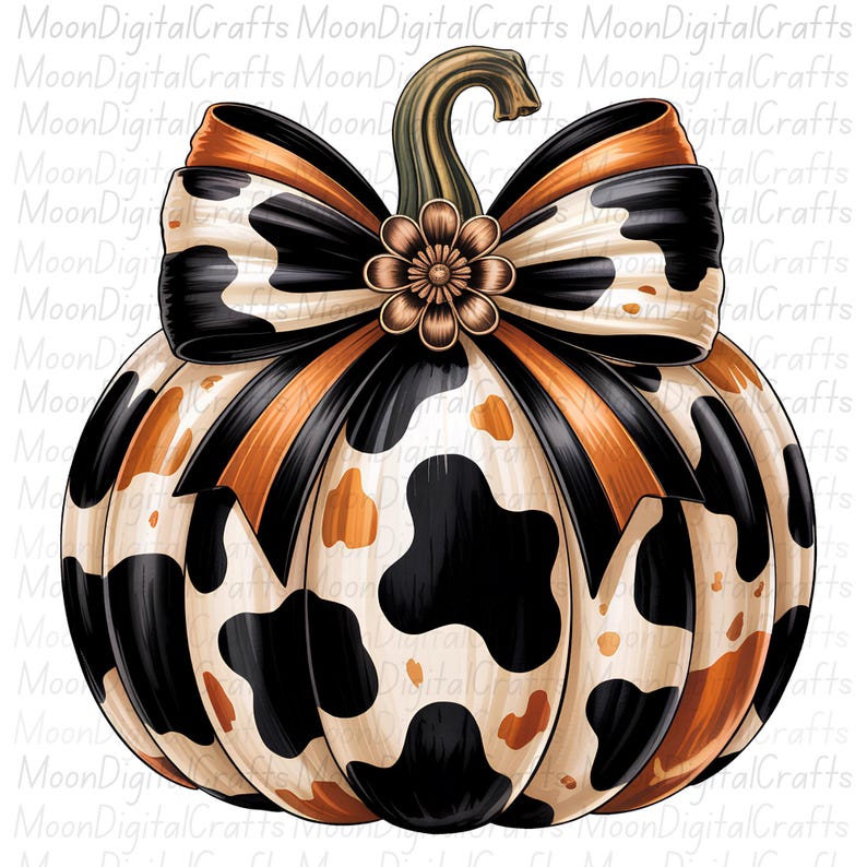 Pumpkin Bow Png T-Shirt Design Coquette Bow Png Leopard Pumpkin Png Trendy Png Pumpkin Season Sublimation Designs Digital Download Dtf Png