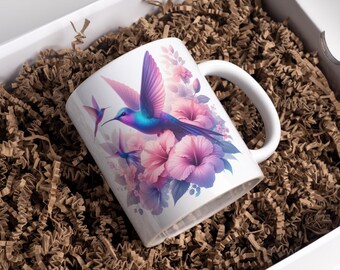 Hummingbird Mug Wrap 11 Oz & 15 Oz Mug Wrap Coffee Mug Png 3d Mug Wrap Sublimation Designs Digital Download