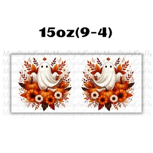 Halloween Mug Wrap 11 Oz & 15 Oz Mug Wrap Pumpkin Coffee Mug Png 3D Mug Wrap Halloween Ghost mug Digital Download Sublimation Designs