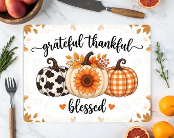 Fall Cutting Board Png Pumpkin Cutting Board Glass Cutting Board Sublimation Designs Digital Download Instant Download