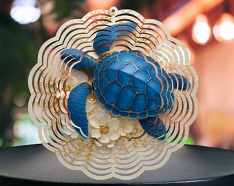 Turtle Wind Spinner Tuindecoratie sublimatieontwerpen (digitale download)