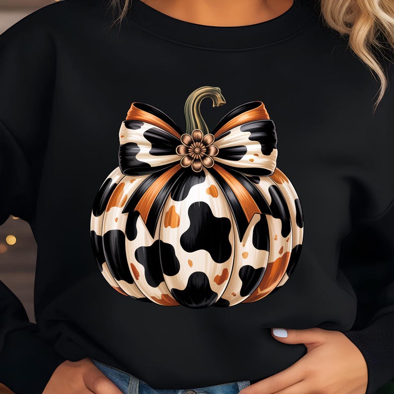 Pumpkin Bow Png T-Shirt Design Coquette Bow Png Leopard Pumpkin Png Trendy Png Pumpkin Season Sublimation Designs Digital Download Dtf Png