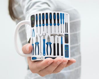 Electrical tools Mug Wrap 11 Oz & 15 Oz Mug Wrap Coffee Mug Png 3D Mug Wrap Sublimation Designs Digital Download