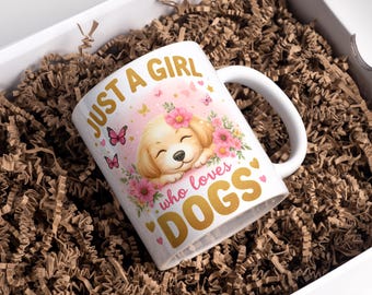 Dog Lover Mug Wrap: Sublimation Design Template (11 Oz & 15 Oz) Digital Download