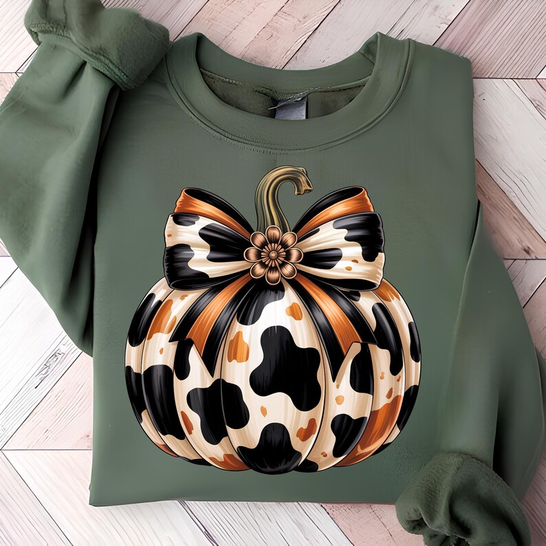 Pumpkin Bow Png T-Shirt Design Coquette Bow Png Leopard Pumpkin Png Trendy Png Pumpkin Season Sublimation Designs Digital Download Dtf Png