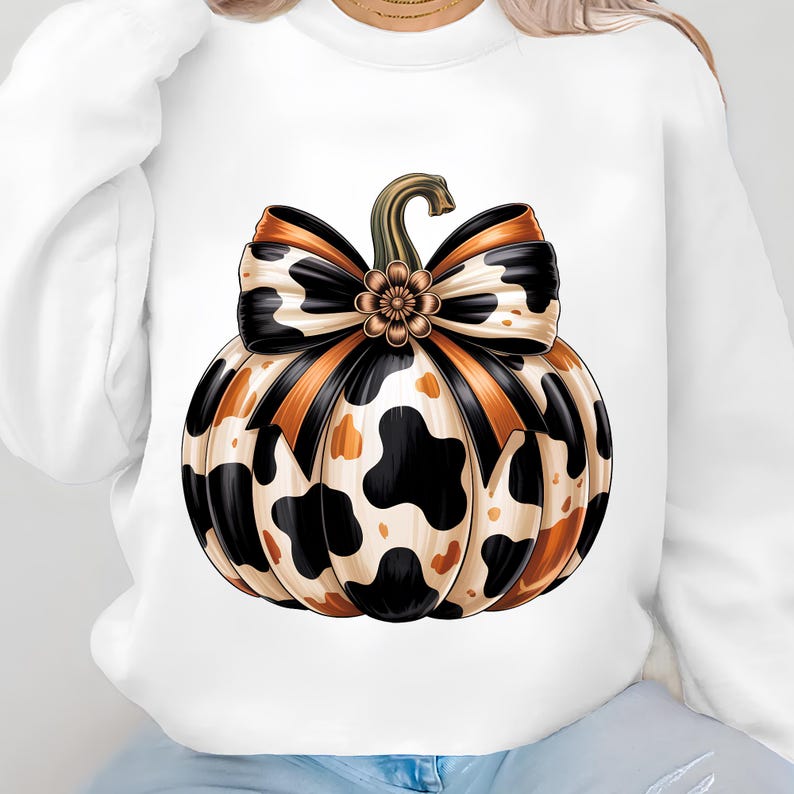 Pumpkin Bow Png T-Shirt Design Coquette Bow Png Leopard Pumpkin Png Trendy Png Pumpkin Season Sublimation Designs Digital Download Dtf Png
