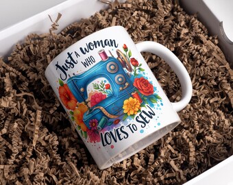 Sewing Lover Mug Wrap, 11oz & 15oz Coffee Mug (Digital Download)
