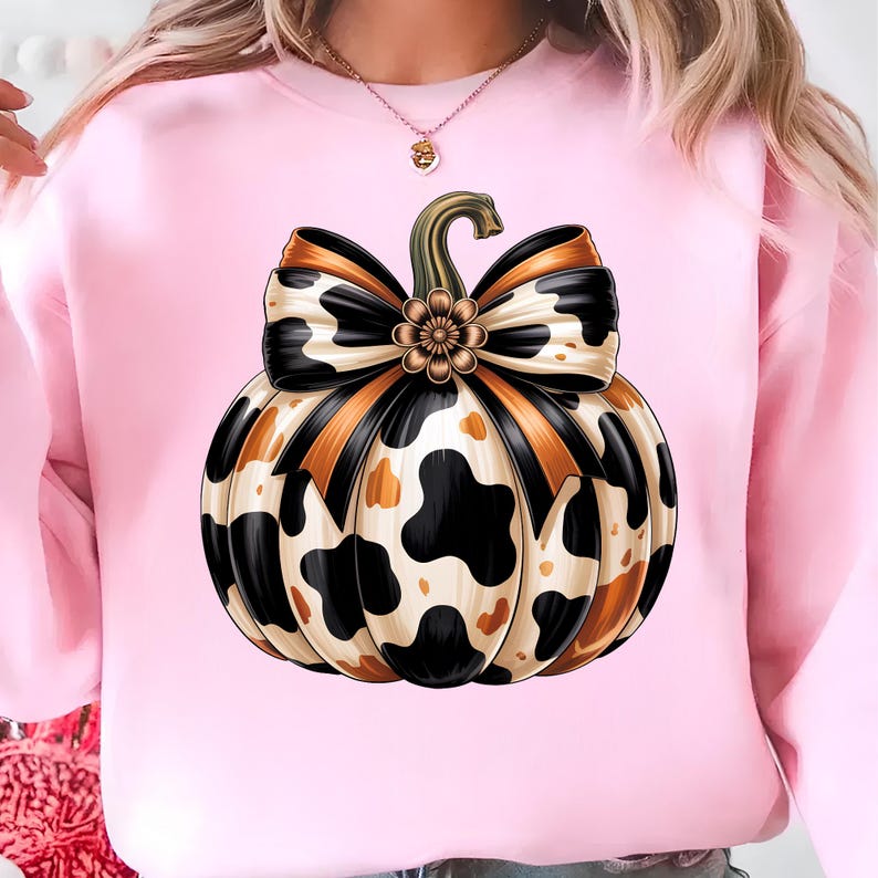 Pumpkin Bow Png T-Shirt Design Coquette Bow Png Leopard Pumpkin Png Trendy Png Pumpkin Season Sublimation Designs Digital Download Dtf Png