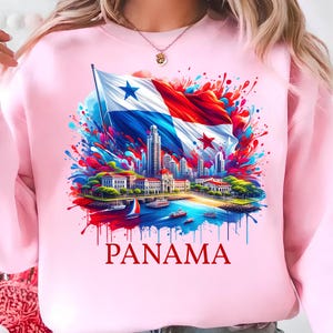 Panama Png T-Shirt Design Trendy Png Panama Flag Png Sublimation Design Digital Download Patriotic Png Instant Download Dtf Png