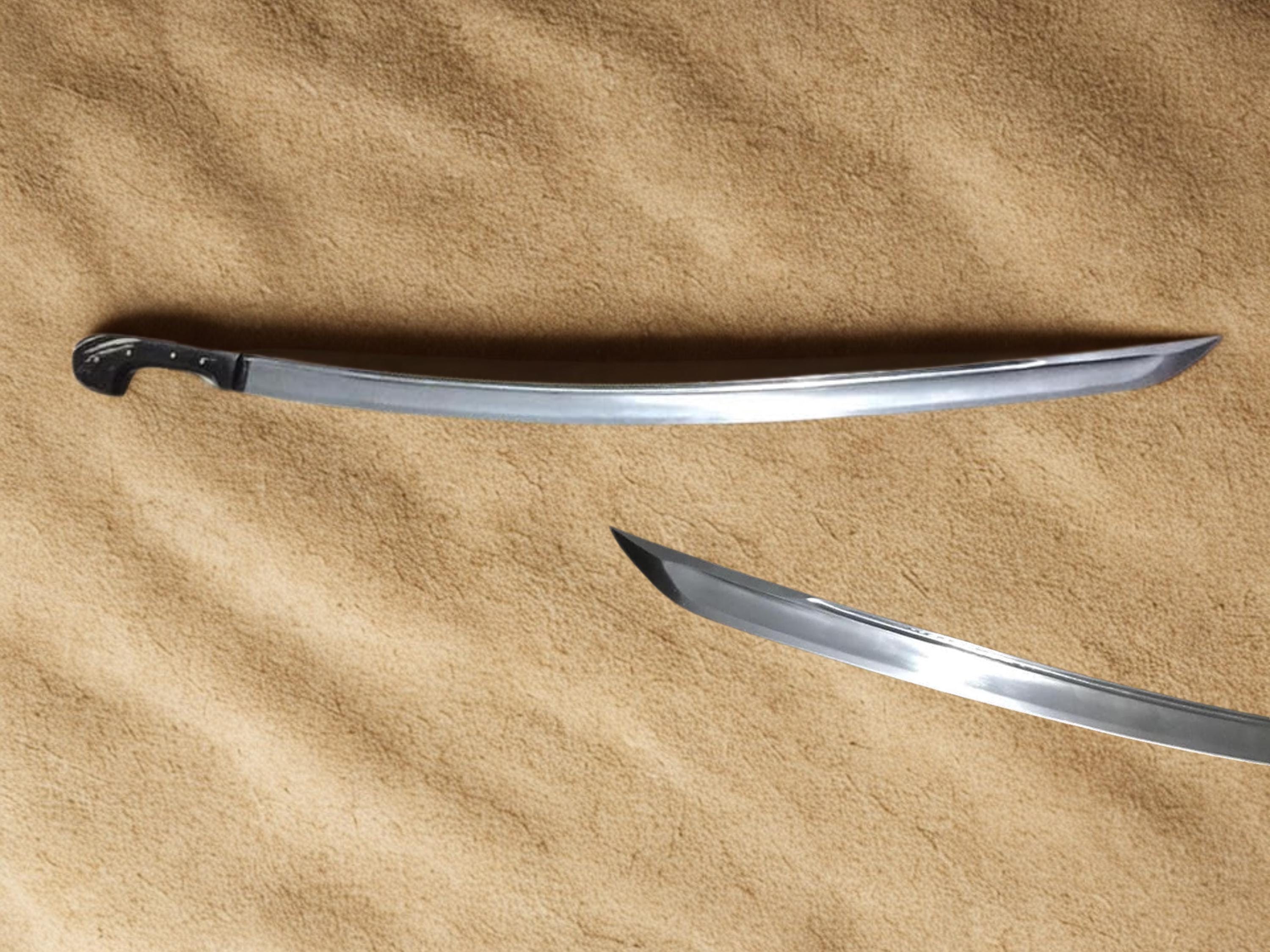 Russian Cossack Shashka โ Historical Inspired Sword | Fullered Cavalry Sabre | Eastern Viking, Medieval, Scimitar Display | Groomsman Gift