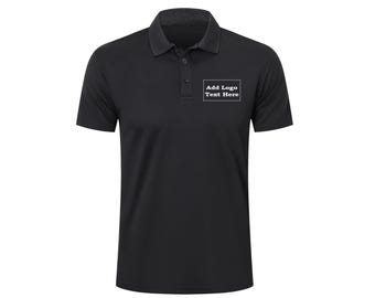 Personalized Embroidered Cotton Blend Polo Shirt: Custom Workwear Uniform