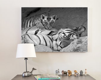 Tigers / Safari Animal Nursery Art / Safari Nursery Prints /  Zoo Animals / Nursery Decor / Baby Nursery / Gifts for Mom / Wildlife