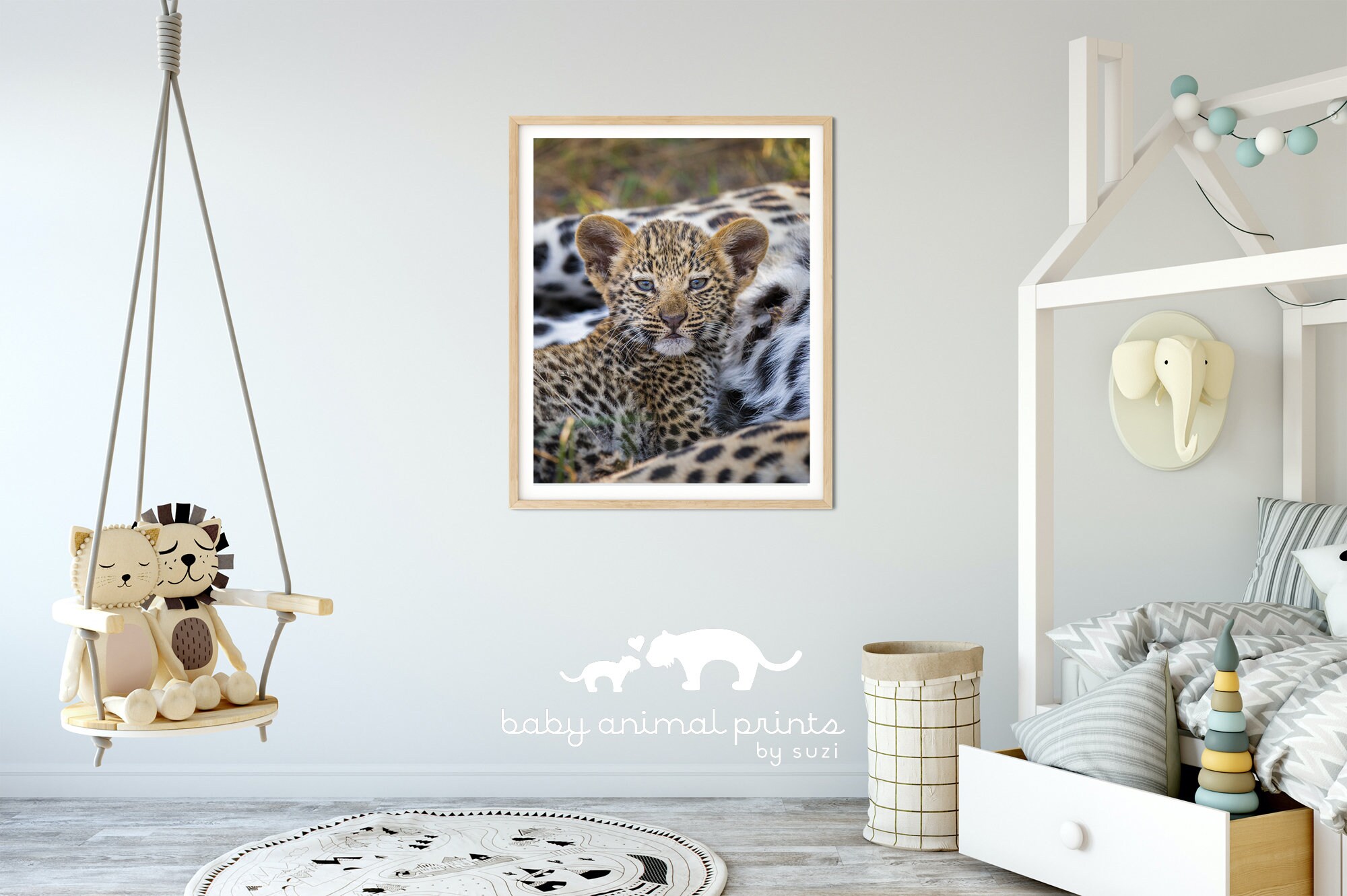 Leopard Cub Print: Safari Animal Nursery Art by Suzi Eszterhas - Etsy