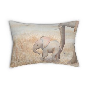 elephant pillow kids, animal nursery pillow, elephant baby gift, elephant baby shower, elephant nursery decor, safari animal nursery decor