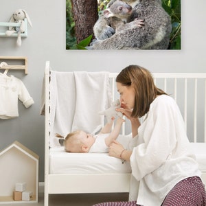 Konsttryck med koalaunge: Australisk djurdekoration för barnrum bild 6
