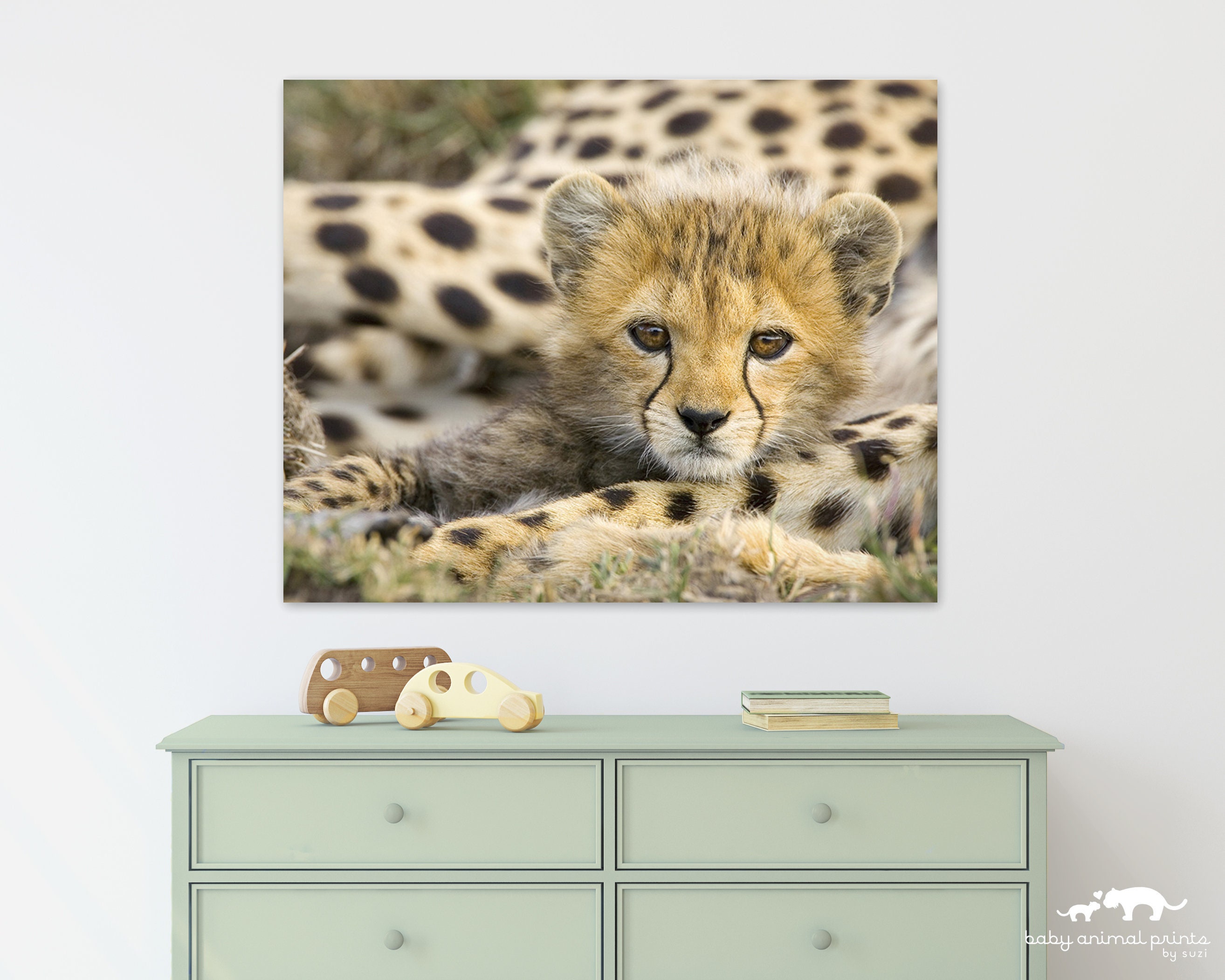 Safari animals,Nursery wall art,Nursery wall decor,Cheetah Safari