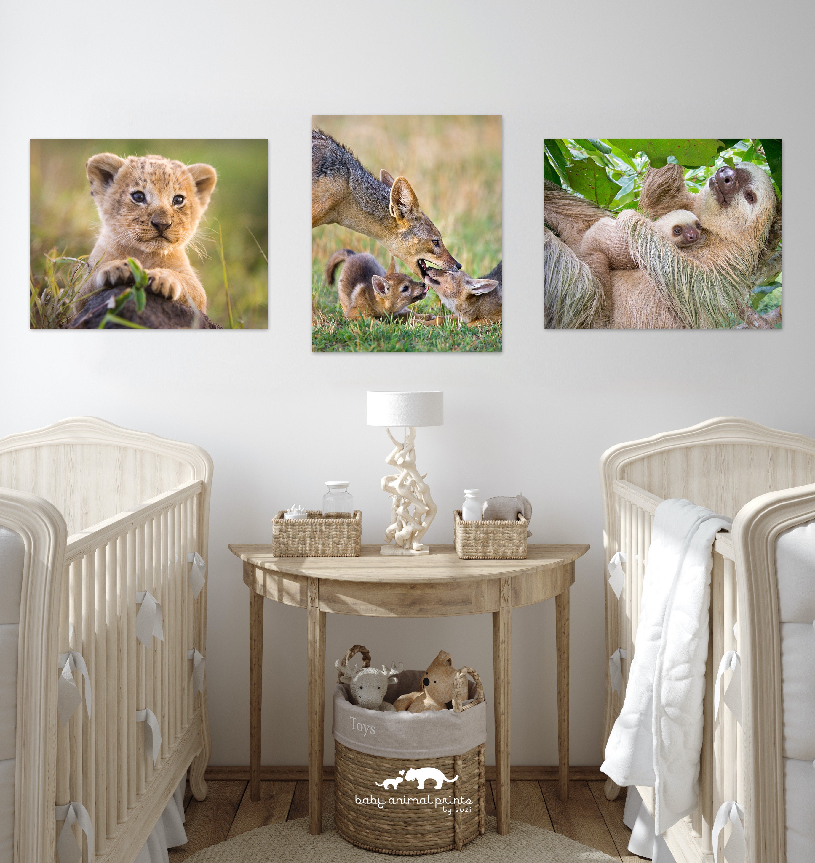 Zoo Animal Nursery Print, Baby Animals, Nursery Wall Art, Nursery Decor ...