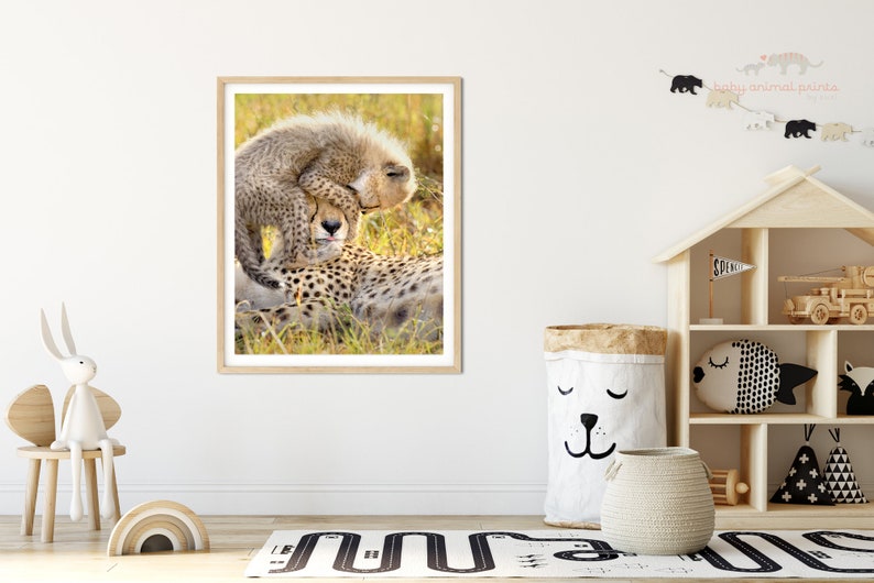 Animal Nursery Decor / BABY CHEETAH Print / Nursery Decor / Etsy