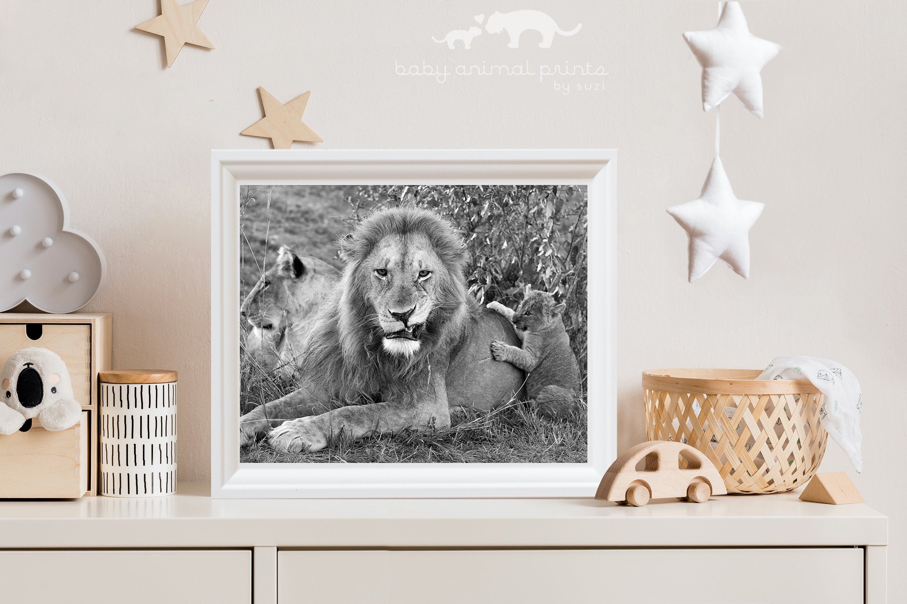 Safari Kindergarten Kunst / Baby Löwe / Baby Tier Druck / Etsy.de