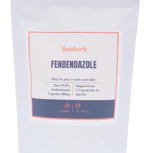 Fenbendazole 300mg Capsules | Dewormer Supplement | Kill Parasites | High Purity | Premium Product