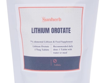 Compresse di litio orotato 175 mg / litio elementare 7 mg / qualità premium