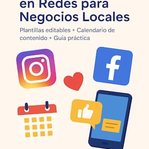 Kit de Marketing en Redes Sociales | Plantillas Canva + Calendario + Guía PDF