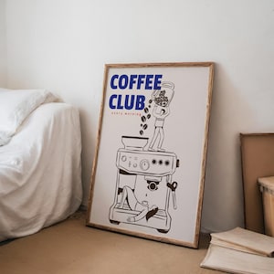 Retro Coffee Poster – Vintage Coffee Wall Art for Bar or Kitchen (Digital Download) image 7