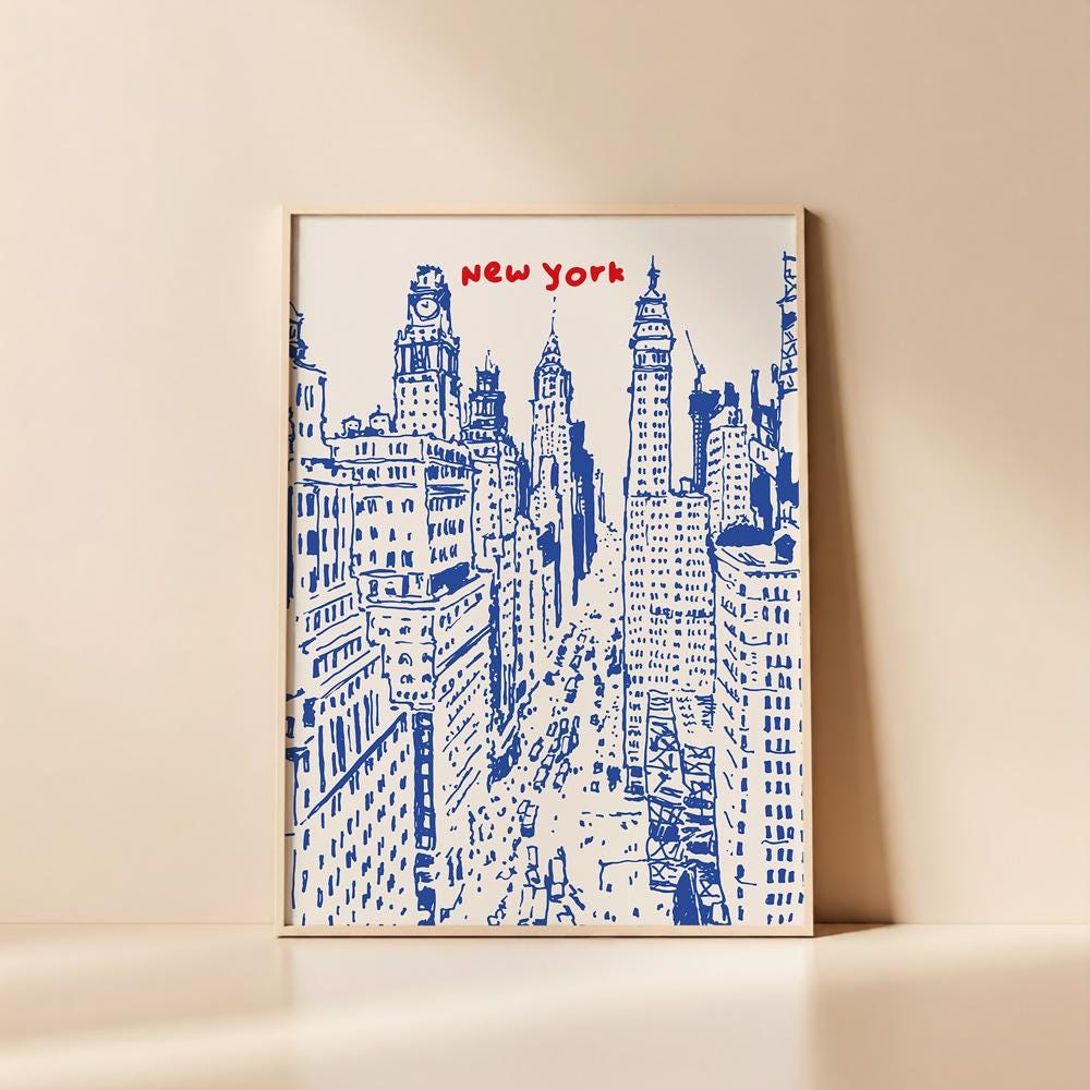 New yorker poster - Etsy 日本