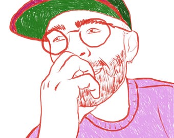 Retrato digital de personas, dibujo de retrato, regalo personalizado, pintura a partir de foto.