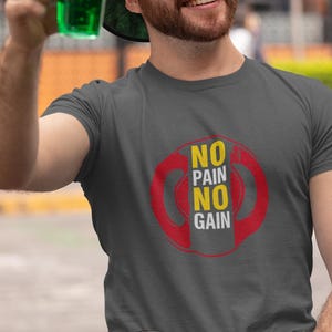 Motivational Gym T-Shirt: Fitness Apparel - Strength Training Tee