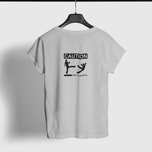 Caution This Is Smart T-Shirt, Funny Gift, Unisex Tee, Casual Wear, Humor Apparel, Perfect for Birthdays