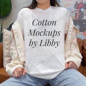 1717 White Mockup, Comfort Colors C1717 White Mockup, Real Model Tshirt Mockup, Cute Shirt Mockup, Trendy Oversized T Shirt Mockup