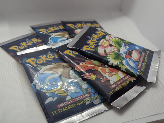 Rare Custom Pokmon Booster Packs or Bundle 1st Edition Style Display  Replica  Vintage-inspired Proxy Packs for Collectors, Gifts, Display - Etsy
