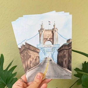 Roebling Bridge Post Cards - 6 Pack