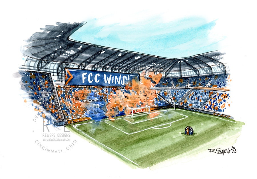 Cincinnati front Stadium ペン画 Cincinnati Riverfront Stadium ペン画の通販はau PAY マーケット