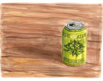 MadTree Psychopathy Beer Can, Cincinnati Beer, Brewery, Cincinnati Art