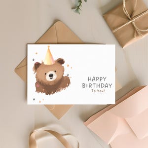 Tarjeta de cumpleaños imprimible / Tarjeta de deseos de cumpleaños / Tarjeta de cumpleaños digital / Descarga digital instantánea / Impresión en casa