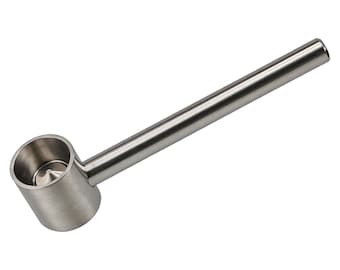 TiSmoke Titanium Pipe – High-quality metal pipe for tobacco & herbs | 3-piece, compact, and lightweight | Tobacco pipe made of titanium