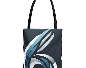 Abstract Art Tote Bag: Chic Polyester Carryall