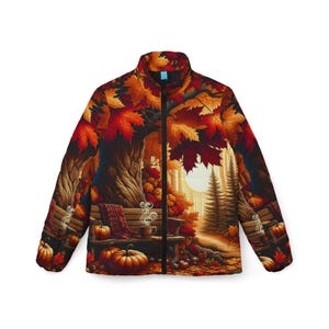 Vibrant Padded Puffer Jacket: Women&#39;s Winter Fashion Outerwear