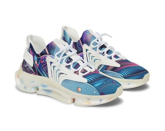 Levendige mesh-sneakers voor dames | Kleurrijke sportschoenen voor hardlopen, modieus schoeisel, trendy sneakers, perfect cadeau voor haar, [...]