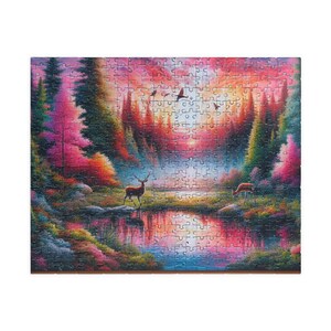 Vibrant Wildlife Jigsaw Puzzle: Family Fun, Nature Art Decor
