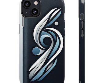 Artistiek telefoonhoesje: uniek 3D-omslagontwerp - slagvast