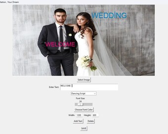 Digital Wedding Invitation Template