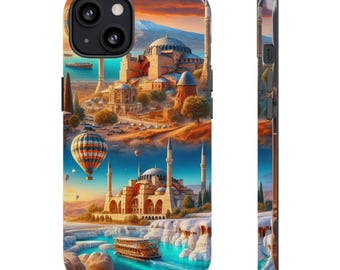 3D Wrap Landscape Phone Case: Impact Resistant Tough Case