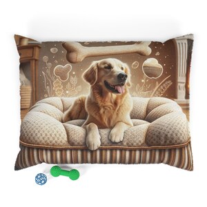Cozy Pet Bed: Soft Dog Pillow with Removable Cover